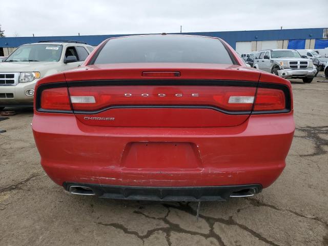 2C3CDXBG4CH260877 - 2012 DODGE CHARGER SE RED photo 6