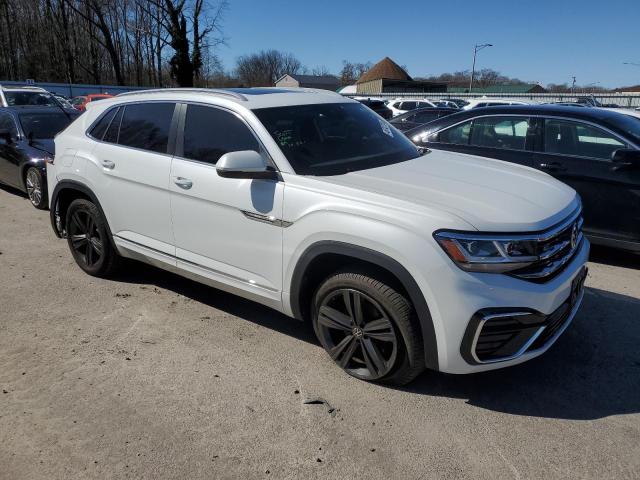 1V2SC2CA4NC214395 - 2022 VOLKSWAGEN ATLAS CROS SEL R-LINE WHITE photo 4