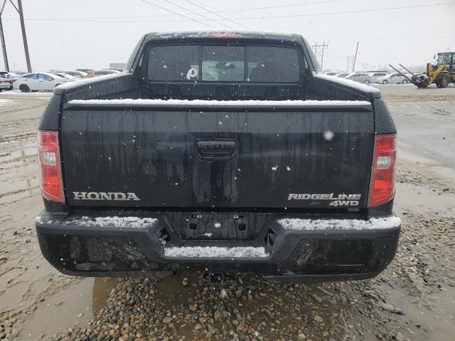 5FPYK1F47BB007441 - 2011 HONDA RIDGELINE RTS BLACK photo 6