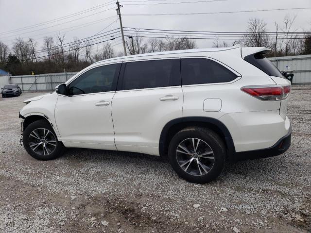 5TDJKRFH4GS339741 - 2016 TOYOTA HIGHLANDER XLE WHITE photo 2