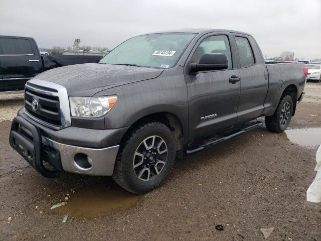 5TFUM5F14CX029516 - 2012 TOYOTA TUNDRA DOUBLE CAB SR5 GRAY photo 1