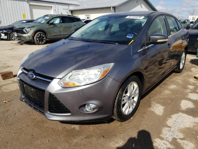 1FAHP3H20CL375417 - 2012 FORD FOCUS SEL GRAY photo 1