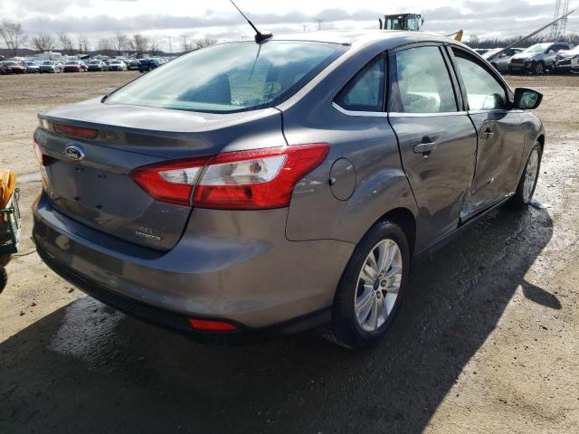 1FAHP3H20CL375417 - 2012 FORD FOCUS SEL GRAY photo 3