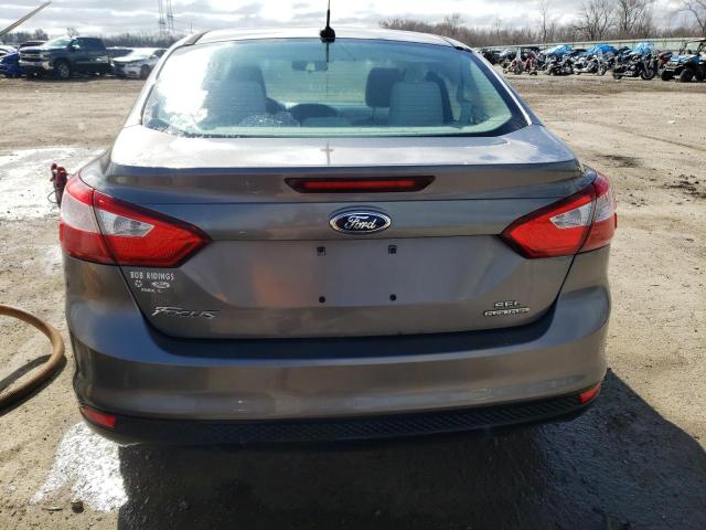 1FAHP3H20CL375417 - 2012 FORD FOCUS SEL GRAY photo 6