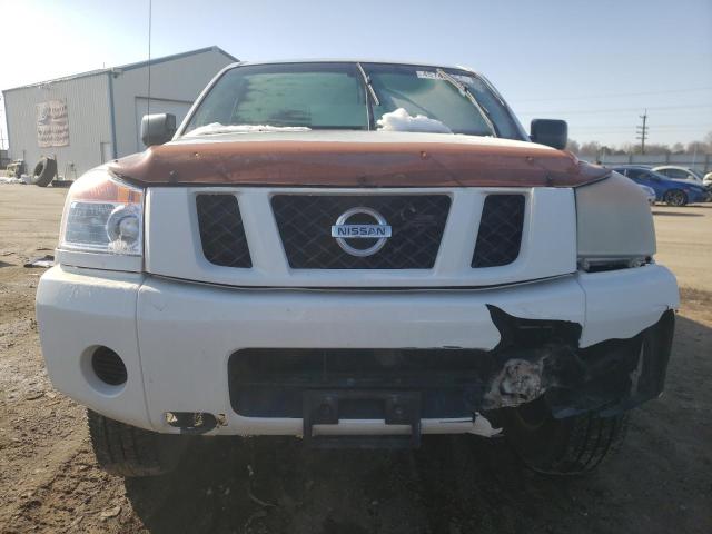 1N6AA07C58N360300 - 2008 NISSAN TITAN XE WHITE photo 5