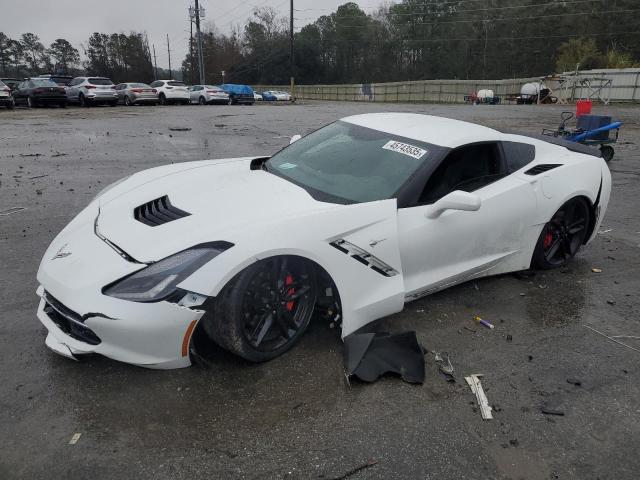 1G1YB2D75K5120732 - 2019 CHEVROLET CORVETTE STINGRAY 1LT WHITE photo 1