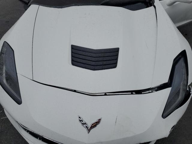 1G1YB2D75K5120732 - 2019 CHEVROLET CORVETTE STINGRAY 1LT WHITE photo 11