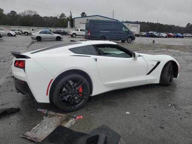 1G1YB2D75K5120732 - 2019 CHEVROLET CORVETTE STINGRAY 1LT WHITE photo 3