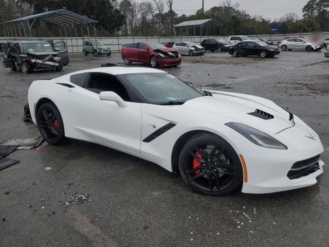 1G1YB2D75K5120732 - 2019 CHEVROLET CORVETTE STINGRAY 1LT WHITE photo 4