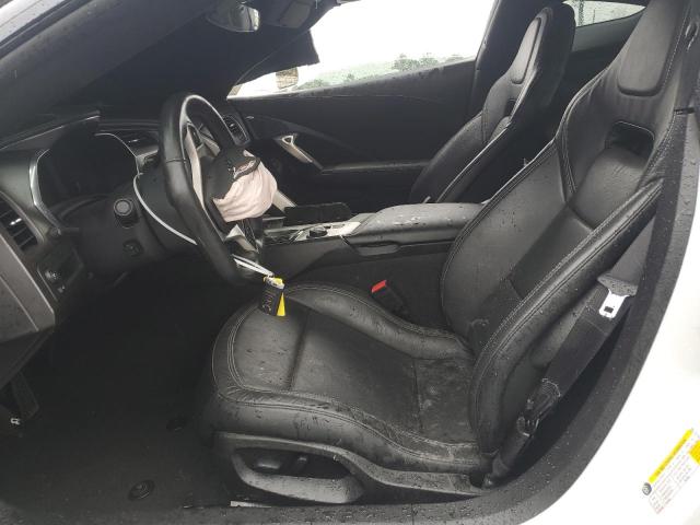 1G1YB2D75K5120732 - 2019 CHEVROLET CORVETTE STINGRAY 1LT WHITE photo 7