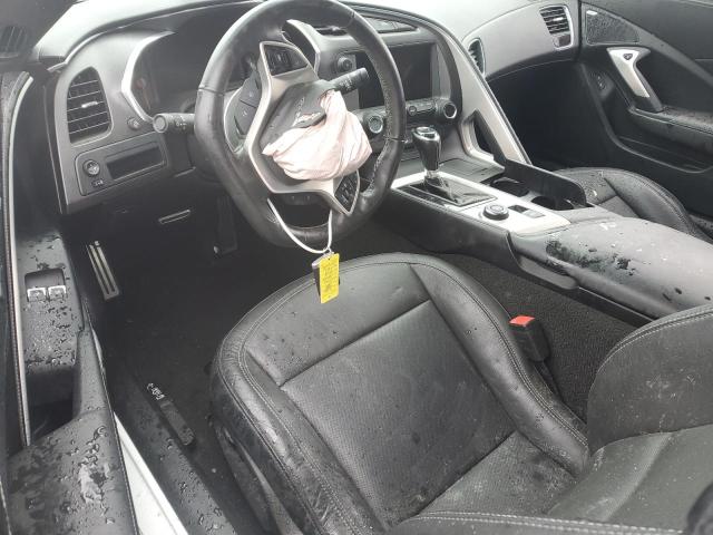 1G1YB2D75K5120732 - 2019 CHEVROLET CORVETTE STINGRAY 1LT WHITE photo 8