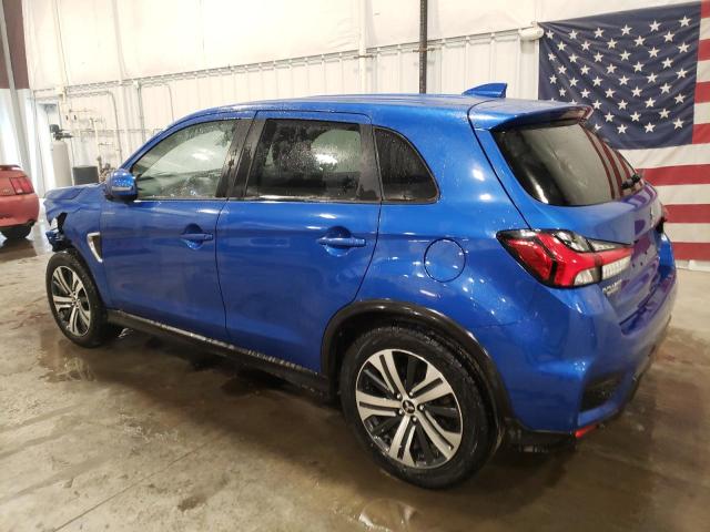 JA4AR3AU3LU023745 - 2020 MITSUBISHI OUTLANDER ES BLUE photo 2