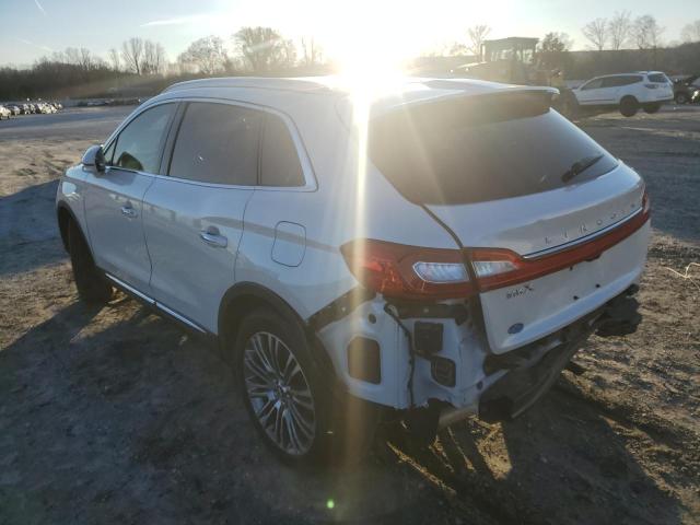 2LMTJ6LR7GBL51472 - 2016 LINCOLN MKX RESERVE WHITE photo 2