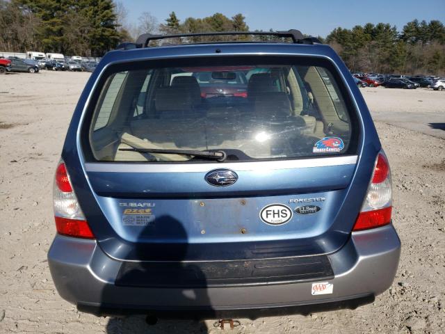 JF1SG67698H720367 - 2008 SUBARU FORESTER 2.5X LL BEAN BLUE photo 6
