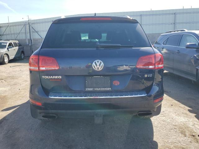 WVGEF9BP7ED010345 - 2014 VOLKSWAGEN TOUAREG V6 BLUE photo 6