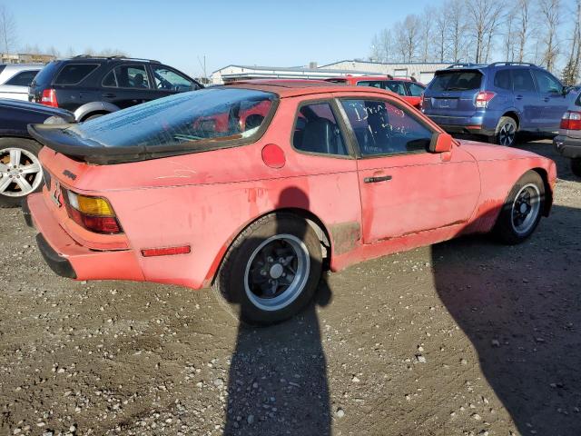 WP0AA0941EN459555 - 1984 PORSCHE 944 RED photo 3