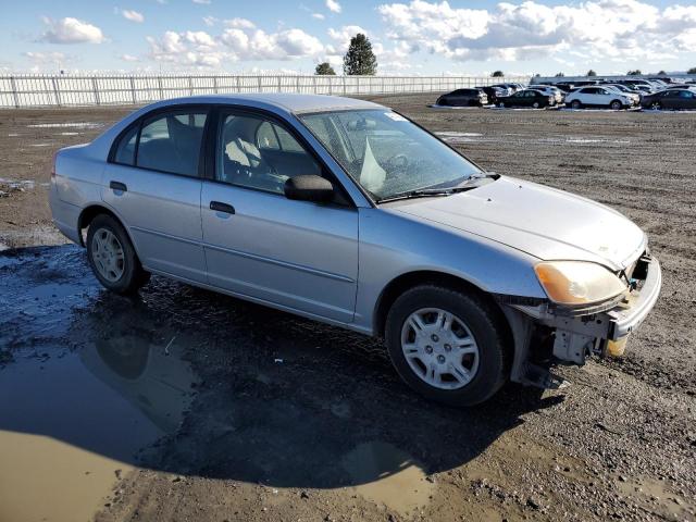 JHMES16571S010148 - 2001 HONDA CIVIC LX SILVER photo 4