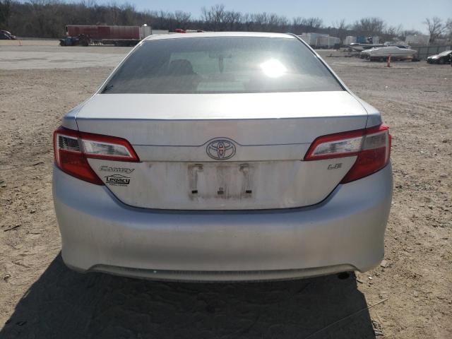 4T4BF1FK2DR289937 - 2013 TOYOTA CAMRY L SILVER photo 6