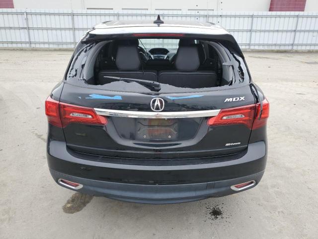 5FRYD4H20EB020650 - 2014 ACURA MDX BLACK photo 6