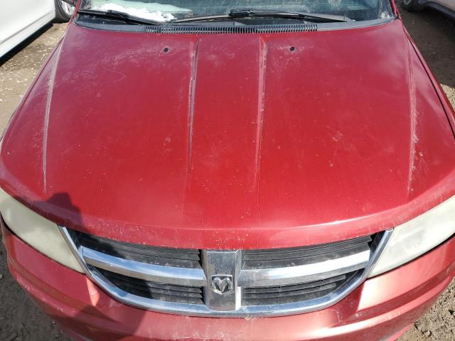 3D4PG5FVXAT150389 - 2010 DODGE JOURNEY SXT RED photo 12