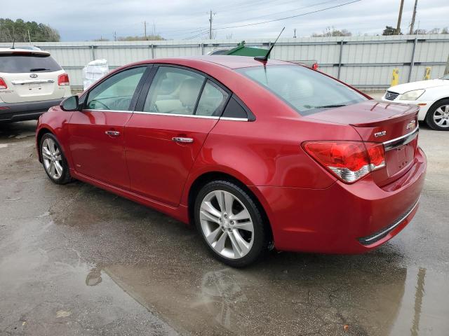 1G1PH5SC1C7390624 - 2012 CHEVROLET CRUZE LTZ RED photo 2