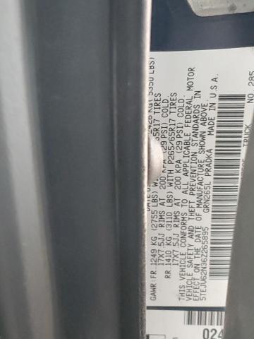 5TEJU62N36Z265895 - 2006 TOYOTA TACOMA DOUBLE CAB PRERUNNER BLUE photo 12