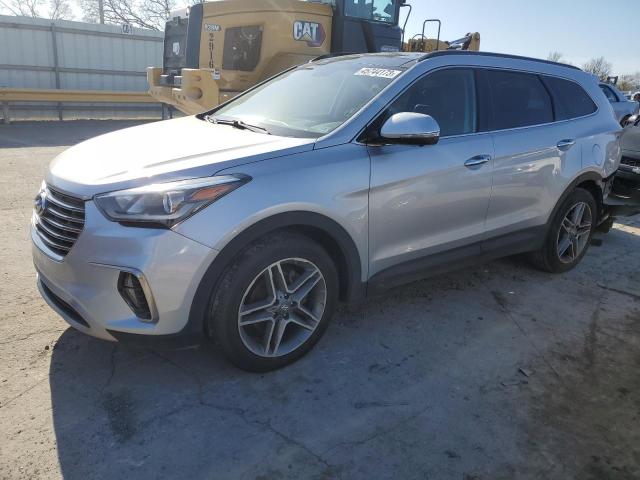 KM8SR4HF6HU182365 - 2017 HYUNDAI SANTA FE SE ULTIMATE SILVER photo 1