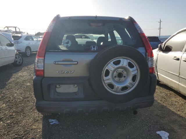 JHLRD78505C057828 - 2005 HONDA CR-V LX SILVER photo 6