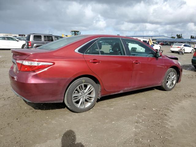 4T1BF1FK0GU527573 - 2016 TOYOTA CAMRY X LE RED photo 3