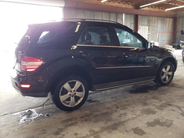 4JGBB8GB3BA734083 - 2011 MERCEDES-BENZ ML 350 4MATIC BLACK photo 3