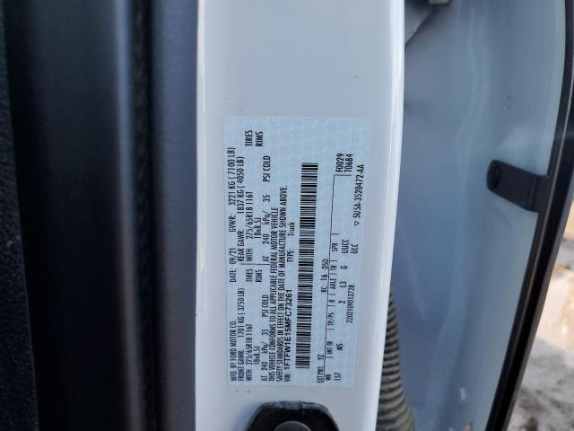 1FTFW1E15MFC73261 - 2021 FORD F150 SUPERCREW WHITE photo 12