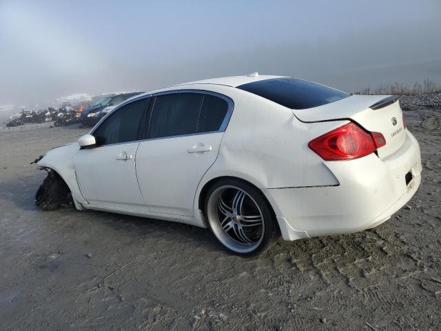 JN1CV6AP1AM200945 - 2010 INFINITI G37 BASE WHITE photo 2