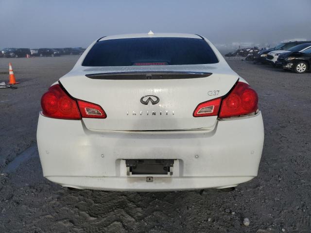 JN1CV6AP1AM200945 - 2010 INFINITI G37 BASE WHITE photo 6