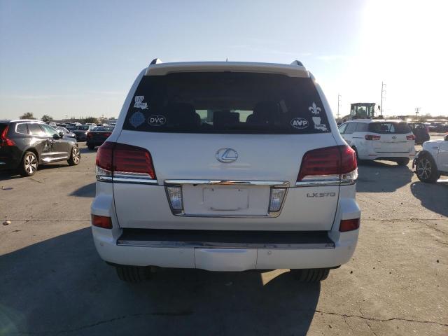 JTJHY7AX9D4111769 - 2013 LEXUS LX 570 WHITE photo 6