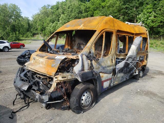 3C6TRVDG9JE114523 - 2018 RAM PROMASTER 2500 HIGH ذو لونين صورة 2