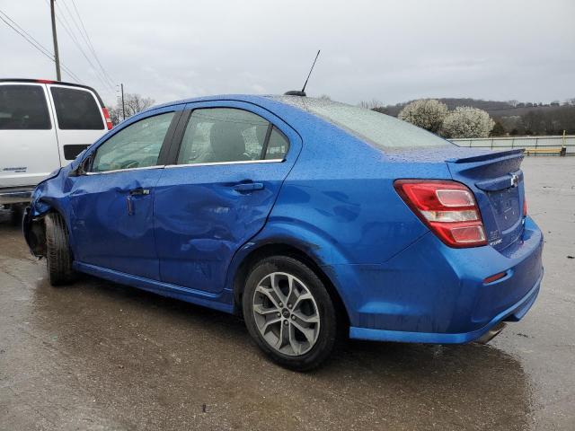 1G1JD5SB6K4109345 - 2019 CHEVROLET SONIC LT BLUE photo 2