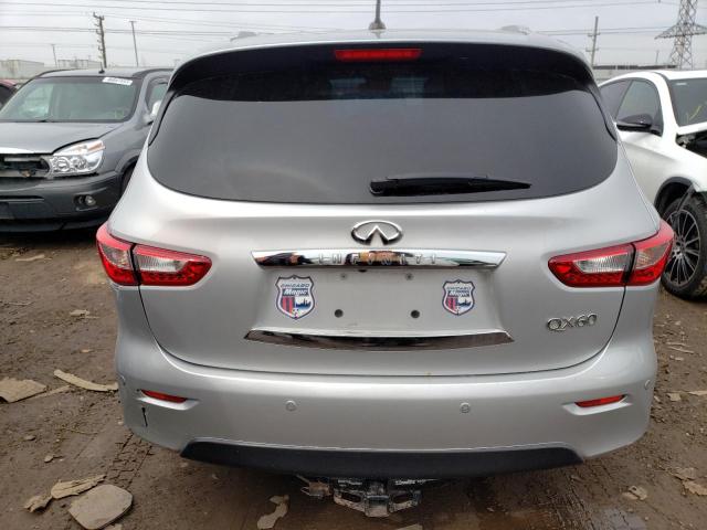 5N1AL0MMXFC536644 - 2015 INFINITI QX60 SILVER photo 6