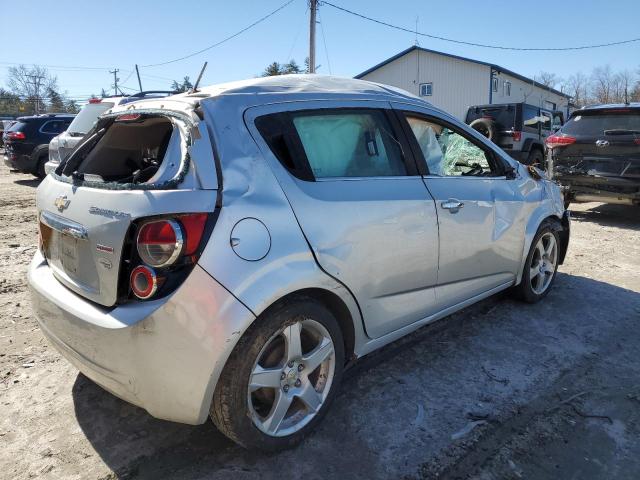 1G1JE6SB1F4110668 - 2015 CHEVROLET SONIC LTZ SILVER photo 3