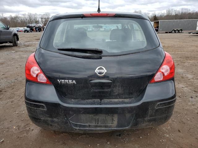 3N1BC1CP9CK247287 - 2012 NISSAN VERSA S BLACK photo 6