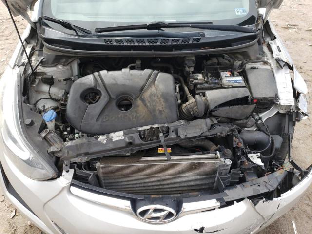 5NPDH4AEXGH735335 - 2016 HYUNDAI ELANTRA SE SILVER photo 11