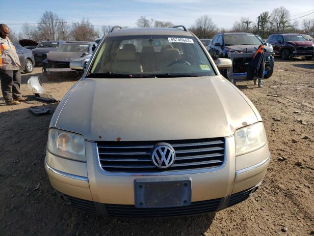 WVWWH63B13E161662 - 2003 VOLKSWAGEN PASSAT GLX GOLD photo 5