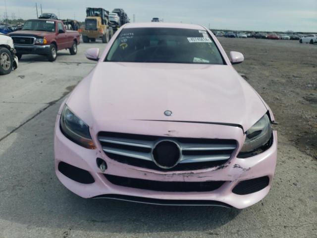 55SWF4KB8FU041645 - 2015 MERCEDES-BENZ C 300 4MATIC PINK photo 5