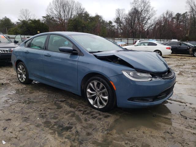 1C3CCCBG4FN581292 - 2015 CHRYSLER 200 S BLUE photo 4