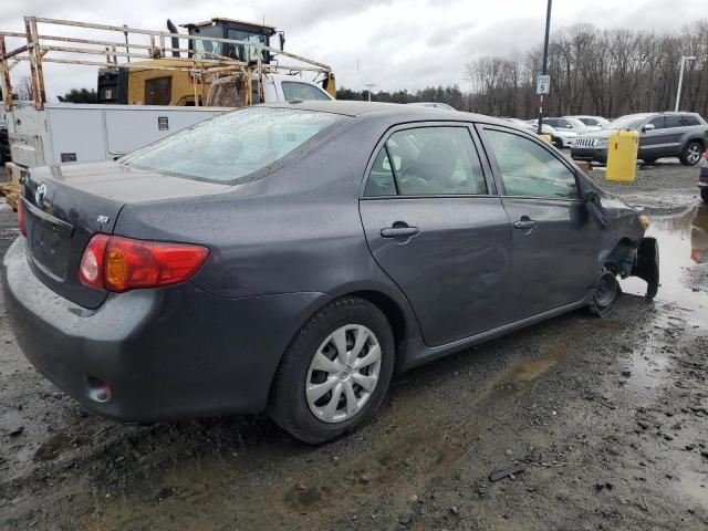 2T1BU4EE9AC337962 - 2010 TOYOTA COROLLA BASE GRAY photo 3