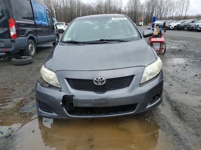 2T1BU4EE9AC337962 - 2010 TOYOTA COROLLA BASE GRAY photo 5