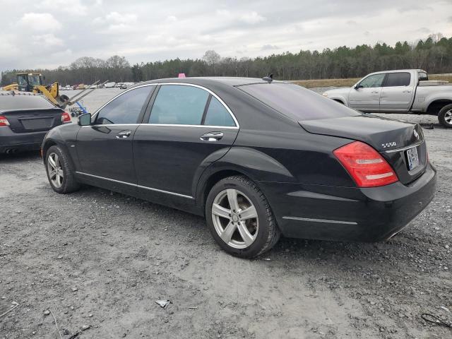 WDDNG7DBXCA471082 - 2012 MERCEDES-BENZ S 550 BLACK photo 2