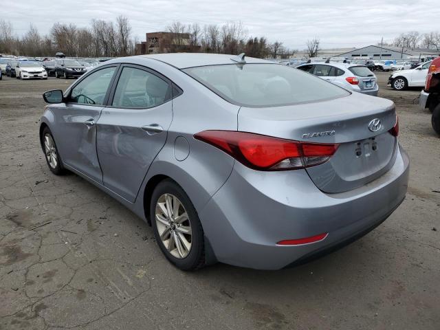 5NPDH4AE5FH599985 - 2015 HYUNDAI ELANTRA SE SILVER photo 2