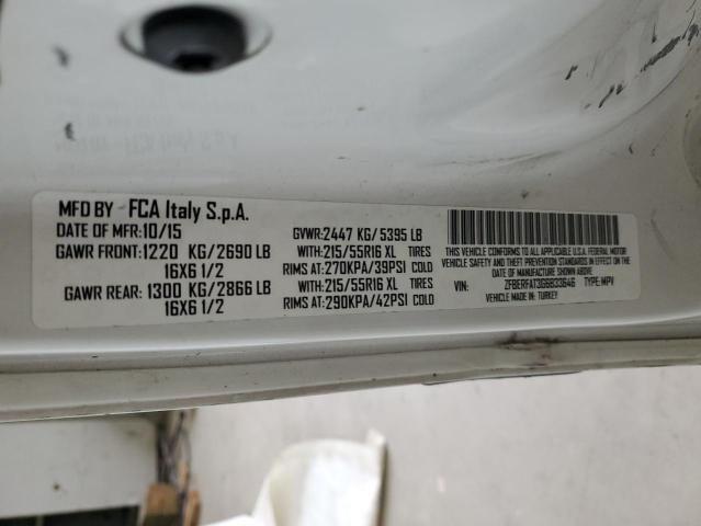 ZFBERFAT3G6B33646 - 2016 RAM PROMASTER 白色 照片 13