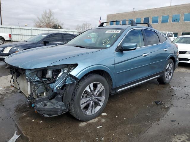 5J6TF2H5XEL002314 - 2014 HONDA CROSSTOUR EXL Türkis Foto 1