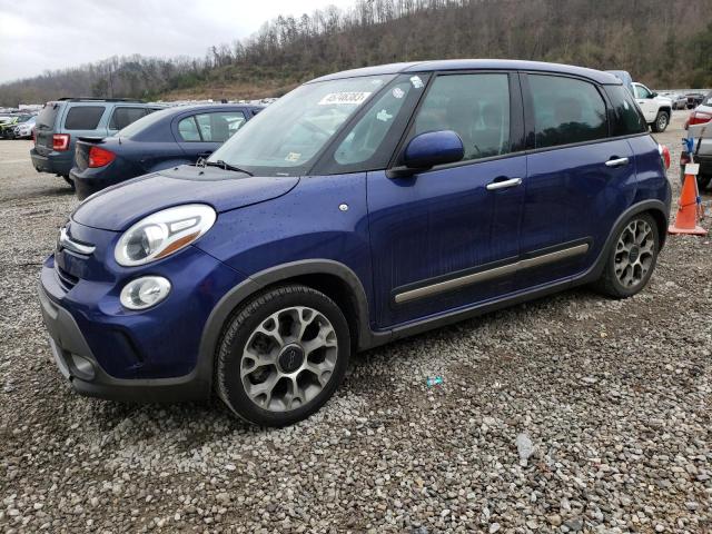 ZFBCFADH4FZ031325 - 2015 FIAT 500L TREKKING BLUE photo 1